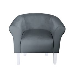 Fotel Milo tkanina welur - elegancki fotel tapicerowany