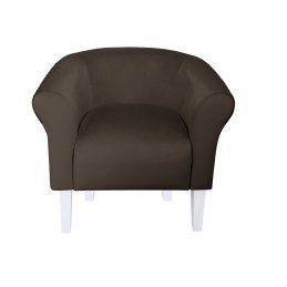 Fotel Milo tkanina welur - elegancki fotel tapicerowany