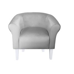 Fotel Milo tkanina welur - elegancki fotel tapicerowany