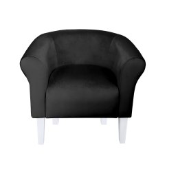 Fotel Milo tkanina welur - elegancki fotel tapicerowany