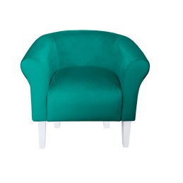 Fotel Milo tkanina welur - elegancki fotel tapicerowany