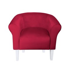 Fotel Milo tkanina welur - elegancki fotel tapicerowany