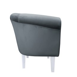Fotel Milo tkanina welur - elegancki fotel tapicerowany