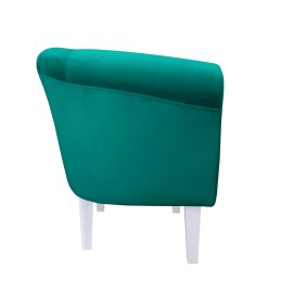 Fotel Milo tkanina welur - elegancki fotel tapicerowany