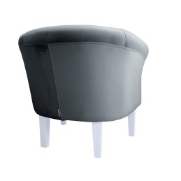 Fotel Milo tkanina welur - elegancki fotel tapicerowany