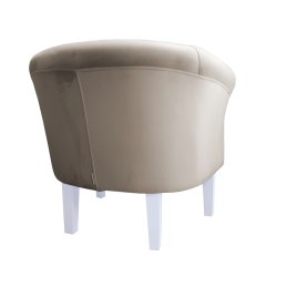 Fotel Milo tkanina welur - elegancki fotel tapicerowany