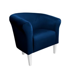 Fotel Milo tkanina welur - elegancki fotel tapicerowany