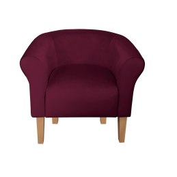 Fotel Milo tkanina welur - elegancki fotel tapicerowany