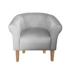 Fotel Milo tkanina welur - elegancki fotel tapicerowany
