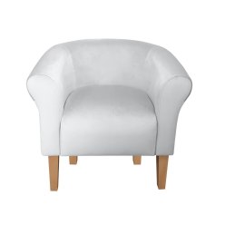 Fotel Milo tkanina welur - elegancki fotel tapicerowany