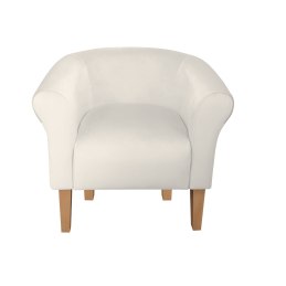 Fotel Milo tkanina welur - elegancki fotel tapicerowany