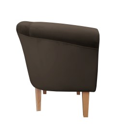 Fotel Milo tkanina welur - elegancki fotel tapicerowany