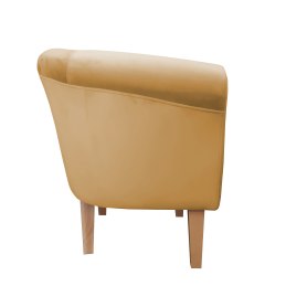 Fotel Milo tkanina welur - elegancki fotel tapicerowany