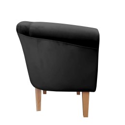 Fotel Milo tkanina welur - elegancki fotel tapicerowany