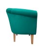 Fotel Milo tkanina welur - elegancki fotel tapicerowany