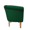 Fotel Milo tkanina welur - elegancki fotel tapicerowany