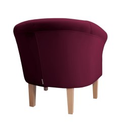 Fotel Milo tkanina welur - elegancki fotel tapicerowany