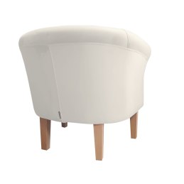Fotel Milo tkanina welur - elegancki fotel tapicerowany