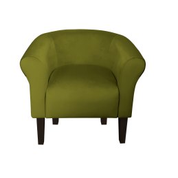 Fotel Milo tkanina welur - elegancki fotel tapicerowany