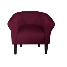 Fotel Milo tkanina welur - elegancki fotel tapicerowany
