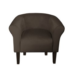 Fotel Milo tkanina welur - elegancki fotel tapicerowany