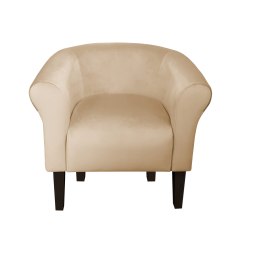 Fotel Milo tkanina welur - elegancki fotel tapicerowany