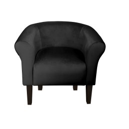 Fotel Milo tkanina welur - elegancki fotel tapicerowany