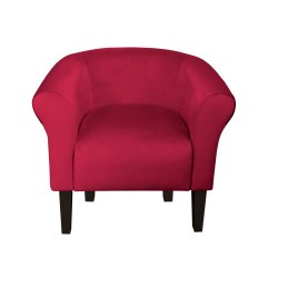 Fotel Milo tkanina welur - elegancki fotel tapicerowany