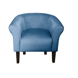 Fotel Milo tkanina welur - elegancki fotel tapicerowany
