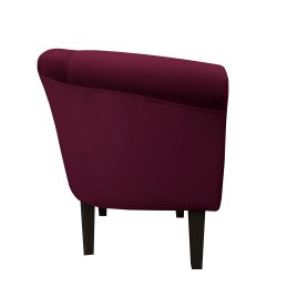 Fotel Milo tkanina welur - elegancki fotel tapicerowany