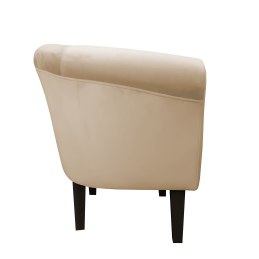 Fotel Milo tkanina welur - elegancki fotel tapicerowany