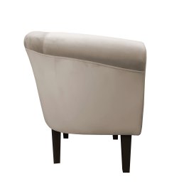 Fotel Milo tkanina welur - elegancki fotel tapicerowany