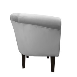 Fotel Milo tkanina welur - elegancki fotel tapicerowany