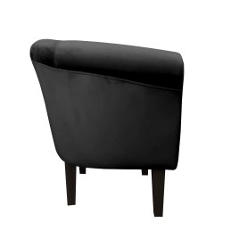 Fotel Milo tkanina welur - elegancki fotel tapicerowany