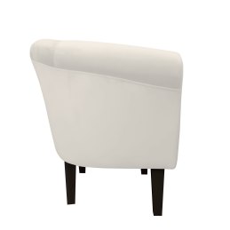 Fotel Milo tkanina welur - elegancki fotel tapicerowany