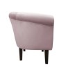 Fotel Milo tkanina welur - elegancki fotel tapicerowany