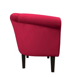 Fotel Milo tkanina welur - elegancki fotel tapicerowany