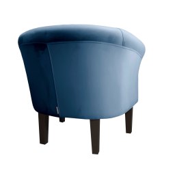 Fotel Milo tkanina welur - elegancki fotel tapicerowany