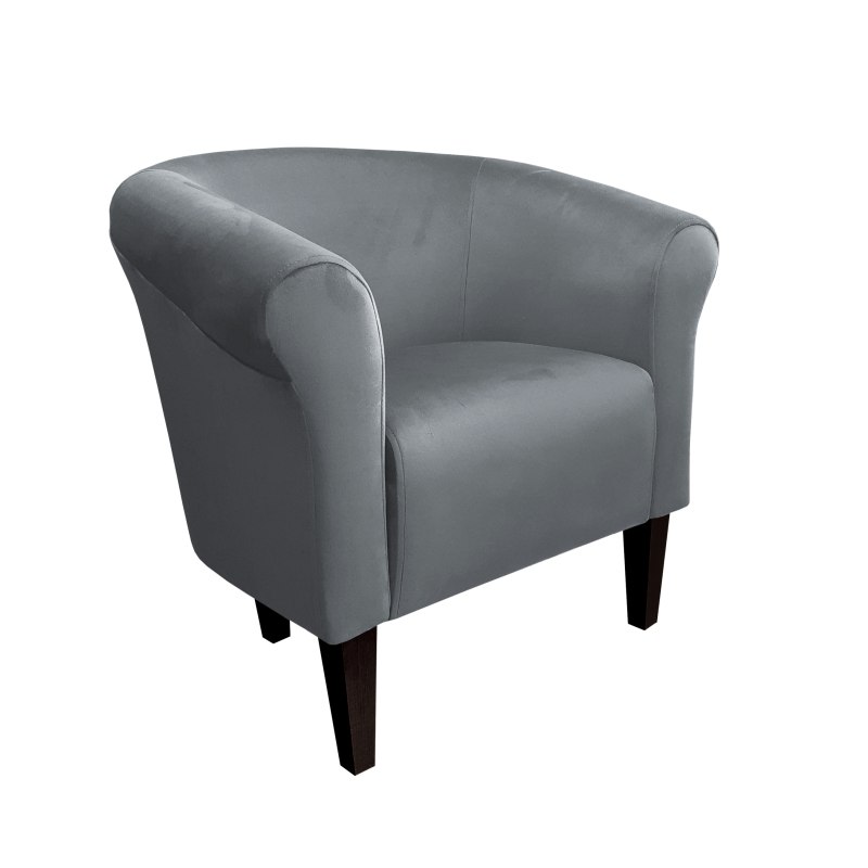 Fotel Milo tkanina welur - elegancki fotel tapicerowany