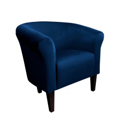 Fotel Milo tkanina welur - elegancki fotel tapicerowany