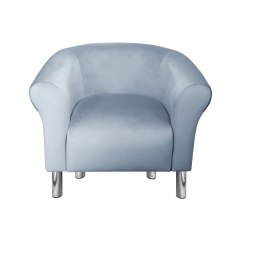 Fotel Milo tkanina welur - elegancki fotel tapicerowany
