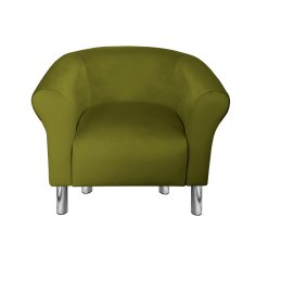 Fotel Milo tkanina welur - elegancki fotel tapicerowany