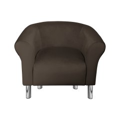 Fotel Milo tkanina welur - elegancki fotel tapicerowany