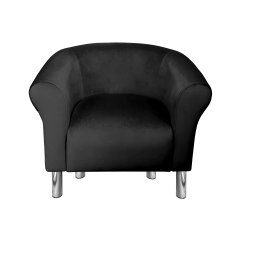 Fotel Milo tkanina welur - elegancki fotel tapicerowany