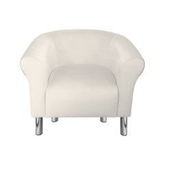 Fotel Milo tkanina welur - elegancki fotel tapicerowany
