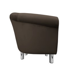 Fotel Milo tkanina welur - elegancki fotel tapicerowany