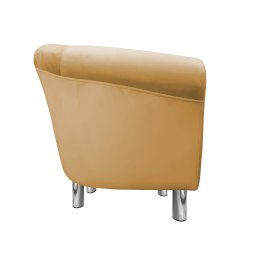 Fotel Milo tkanina welur - elegancki fotel tapicerowany