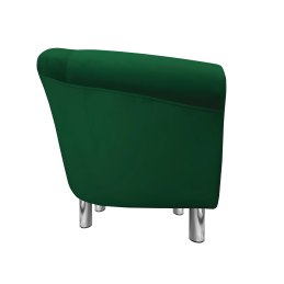 Fotel Milo tkanina welur - elegancki fotel tapicerowany