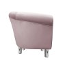 Fotel Milo tkanina welur - elegancki fotel tapicerowany