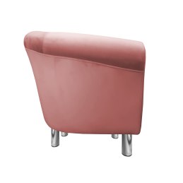 Fotel Milo tkanina welur - elegancki fotel tapicerowany